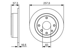 Disc frana BOSCH 0 986 479 985