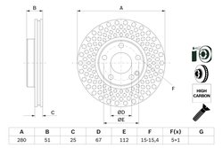 Disc frana BOSCH 0 986 479 A00