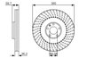 DISC FRANA BOSCH 0 986 479 A31 - Compatibil cu AUDI