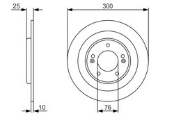 DISC FRANA BOSCH 0 986 479 A46 - Compatibil cu HYUNDAI