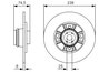 DISC FRANA BOSCH 0 986 479 A48 - Compatibil cu RENAULT
