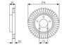 DISC FRANA BOSCH 0 986 479 A52 - Compatibil cu FORD, FORD ASIA & OCEANIA, FORD AUSTRALIA, FORD USA, MAZDA