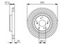 DISC FRANA BOSCH 0 986 479 B02 - Compatibil cu HONDA