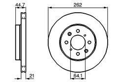 Disc frana BOSCH 0 986 479 B23