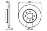 Disc frana BOSCH 0 986 479 B23