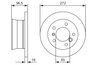 DISC FRANA BOSCH 0 986 479 B33 - Compatibil cu MERCEDES-BENZ, PUCH, VW
