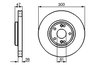 DISC FRANA BOSCH 0 986 479 B47 - Compatibil cu RENAULT