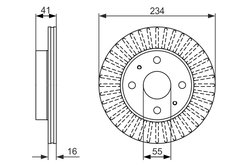 Disc frana BOSCH 0 986 479 C18