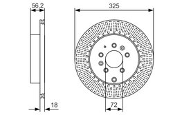 Disc frana BOSCH 0 986 479 C30