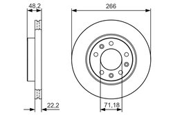 Disc frana BOSCH 0 986 479 C34