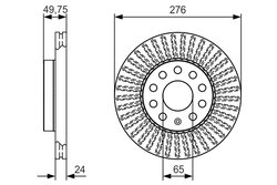 Disc frana BOSCH 0 986 479 C47
