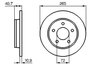 DISC FRANA BOSCH 0 986 479 C77 - Compatibil cu MAZDA