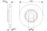 DISC FRANA BOSCH 0 986 479 C85 - Compatibil cu VOLVO