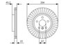 DISC FRANA BOSCH 0 986 479 C91 - Compatibil cu BMW, MINI