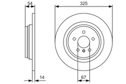DISC FRANA BOSCH 0 986 479 D10 - Compatibil cu MERCEDES-BENZ