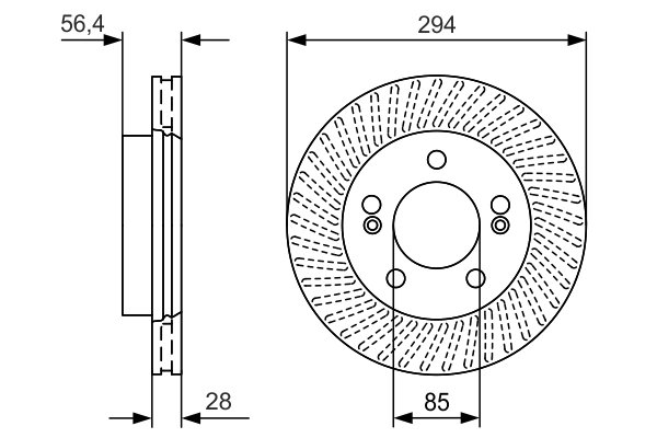 Disc frana BOSCH 0 986 479 D32