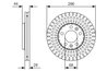 DISC FRANA BOSCH 0 986 479 D30 - Compatibil cu FIAT, NISSAN, OPEL, RENAULT, VAUXHALL