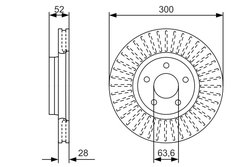 Disc frana BOSCH 0 986 479 D38