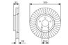 Disc frana BOSCH 0 986 479 D38