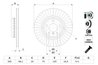 DISC FRANA BOSCH 0 986 479 E06 - Compatibil cu BMW