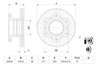 DISC FRANA BOSCH 0 986 479 E47 - Compatibil cu MERCEDES-BENZ