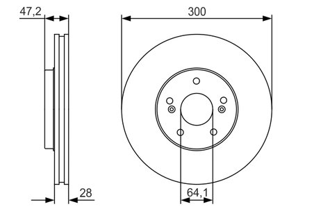 Disc frana BOSCH 0 986 479 R47