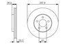 DISC FRANA BOSCH 0 986 479 R56 - Compatibil cu CHRYSLER, DODGE