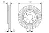 DISC FRANA BOSCH 0 986 479 R63 - Compatibil cu CITROEN, DS, OPEL, PEUGEOT, VAUXHALL