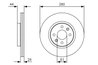 DISC FRANA BOSCH 0 986 479 R67 - Compatibil cu DACIA, RENAULT