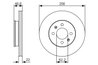 DISC FRANA BOSCH 0 986 479 R77 - Compatibil cu HYUNDAI, KIA