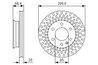 DISC FRANA BOSCH 0 986 479 R78 - Compatibil cu MERCEDES-BENZ, VW