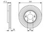 DISC FRANA BOSCH 0 986 479 S14 - Compatibil cu HYUNDAI, KIA