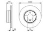 DISC FRANA BOSCH 0 986 479 S29 - Compatibil cu BMW