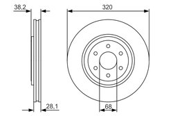 Disc frana BOSCH 0 986 479 S35