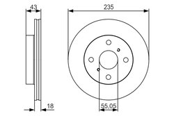 Disc frana BOSCH 0 986 479 S46