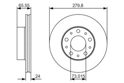 Disc frana BOSCH 0 986 479 S70