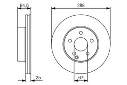 Disc frana BOSCH 0 986 479 S83