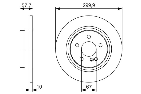 Disc frana BOSCH 0 986 479 S92