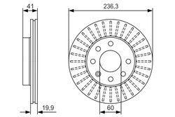 Disc frana BOSCH 0 986 479 S98