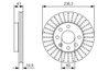 DISC FRANA BOSCH 0 986 479 S98 - Compatibil cu BEDFORD, CHEVROLET, DAEWOO, OPEL, TRIUMPH, VAUXHALL, ZAZ