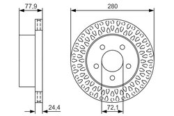 DISC FRANA BOSCH 0 986 479 U00 - Compatibil cu JEEP