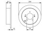 DISC FRANA BOSCH 0 986 479 U37 - Compatibil cu HYUNDAI, KIA