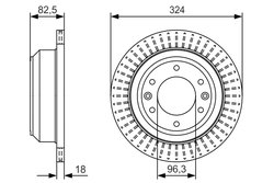 DISC FRANA BOSCH 0 986 479 U29 - Compatibil cu HYUNDAI