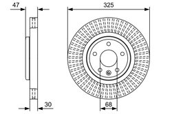 Disc frana BOSCH 0 986 479 W52