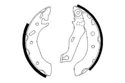 SET SABOTI FRANA BOSCH 0 986 487 553 - Compatibil cu FORD, MAZDA