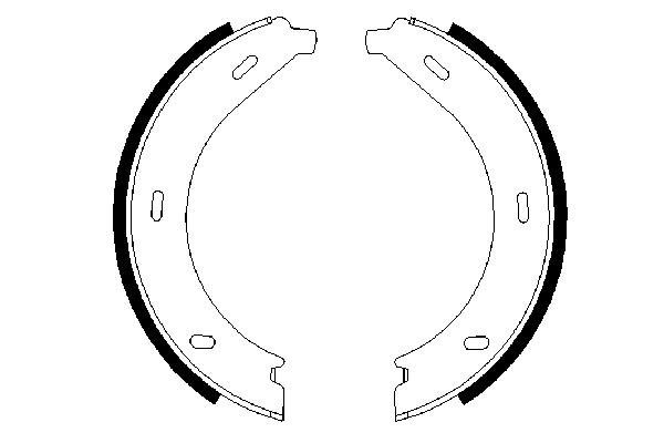 SET SABOTI FRANA BOSCH 0 986 487 605 - Compatibil cu MERCEDES-BENZ