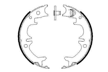 SET SABOTI FRANA BOSCH 0 986 487 680 - Compatibil cu LEXUS, TOYOTA