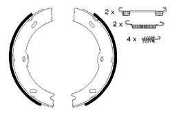 Set saboti frana BOSCH 0 986 487 720
