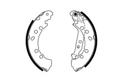 SET SABOTI FRANA BOSCH 0 986 487 759 - Compatibil cu DAIHATSU, TOYOTA