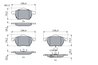 SET PLACUTE FRANA BOSCH 0 986 494 018 - Compatibil cu AUDI, SEAT, SKODA, VW, VW (SVW)